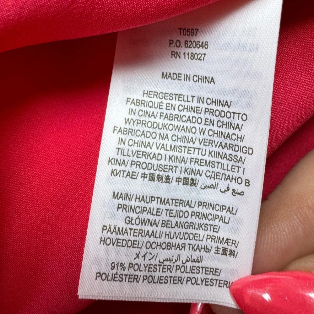Boden Womens Pink Flounce Hem Pencil Skirt size 4 NWT - Picture 4 of 7